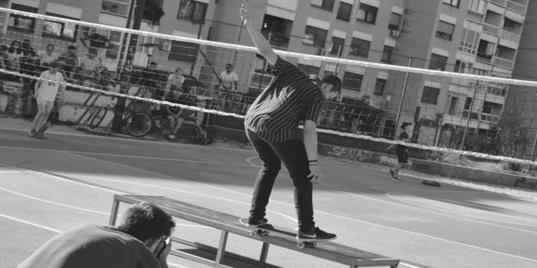 skateboarding