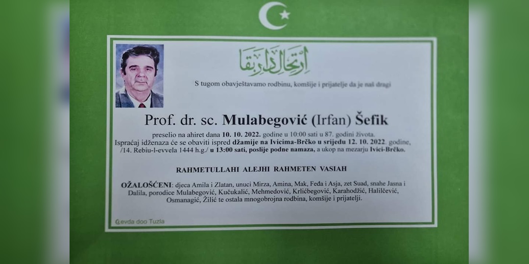 šefik mulabegović