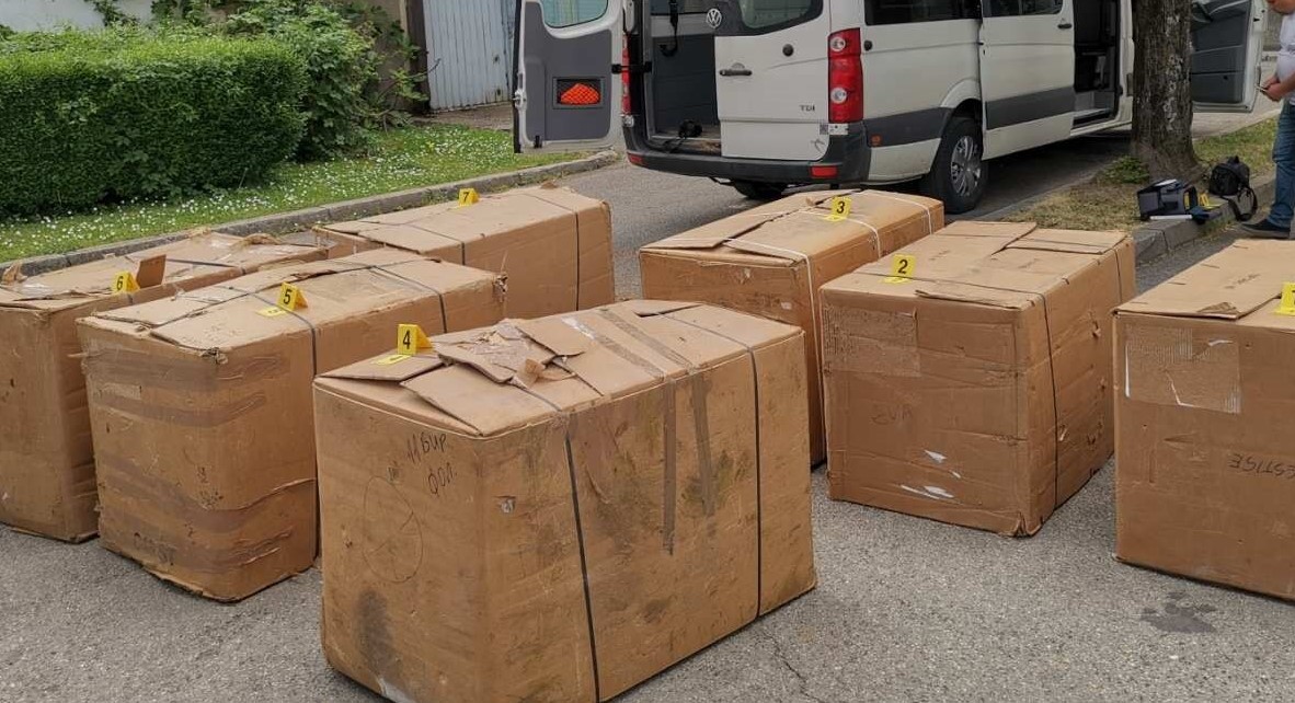 Zapljena duhana u Banjaluci, april 2020.